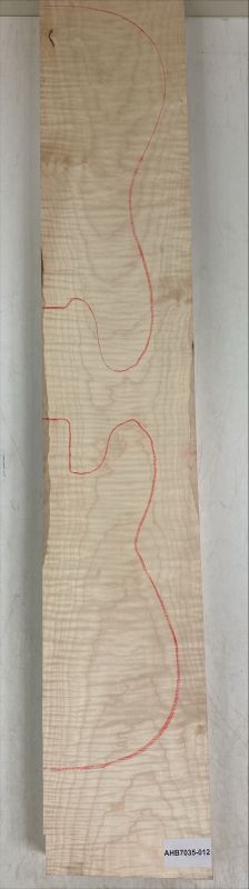 Body Sycamore, 2-pcs.grainmatched flamed, Unique Piece #012